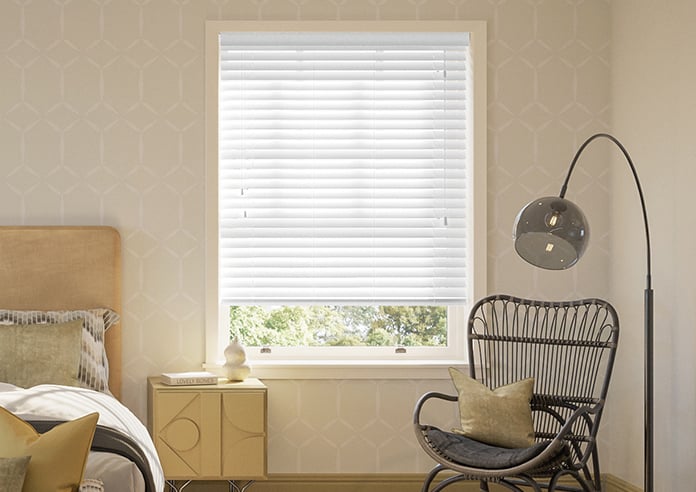 Ecowood, Emperor White Satin - Motorised Venetian Blind - Image 3